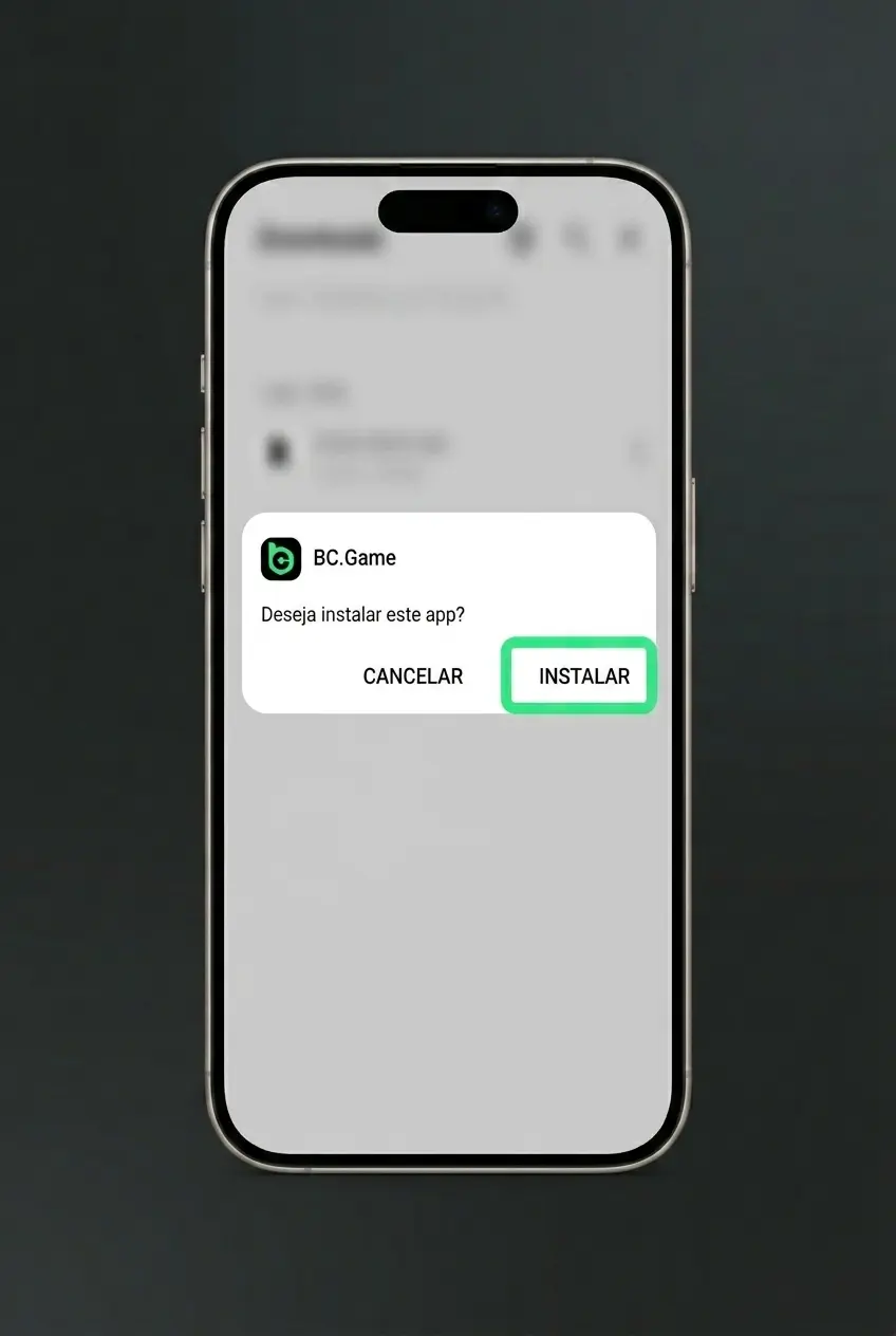 Guia com 4 passos para baixar e instalar o BC Game APK no Android sem usar loja de aplicativos