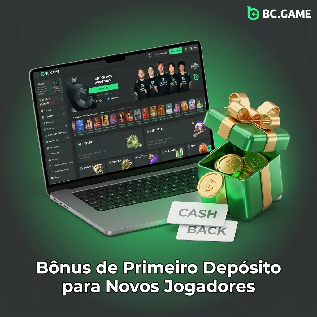 Bônus de boas-vindas BC Game: 1080% no primeiro depósito e 340% de Rakeback para novos jogadores no Brasil