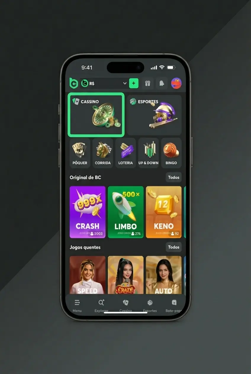 Guia de cadastro no BC Game Casino com depósito via PIX e bônus de boas-vindas de até 1080%