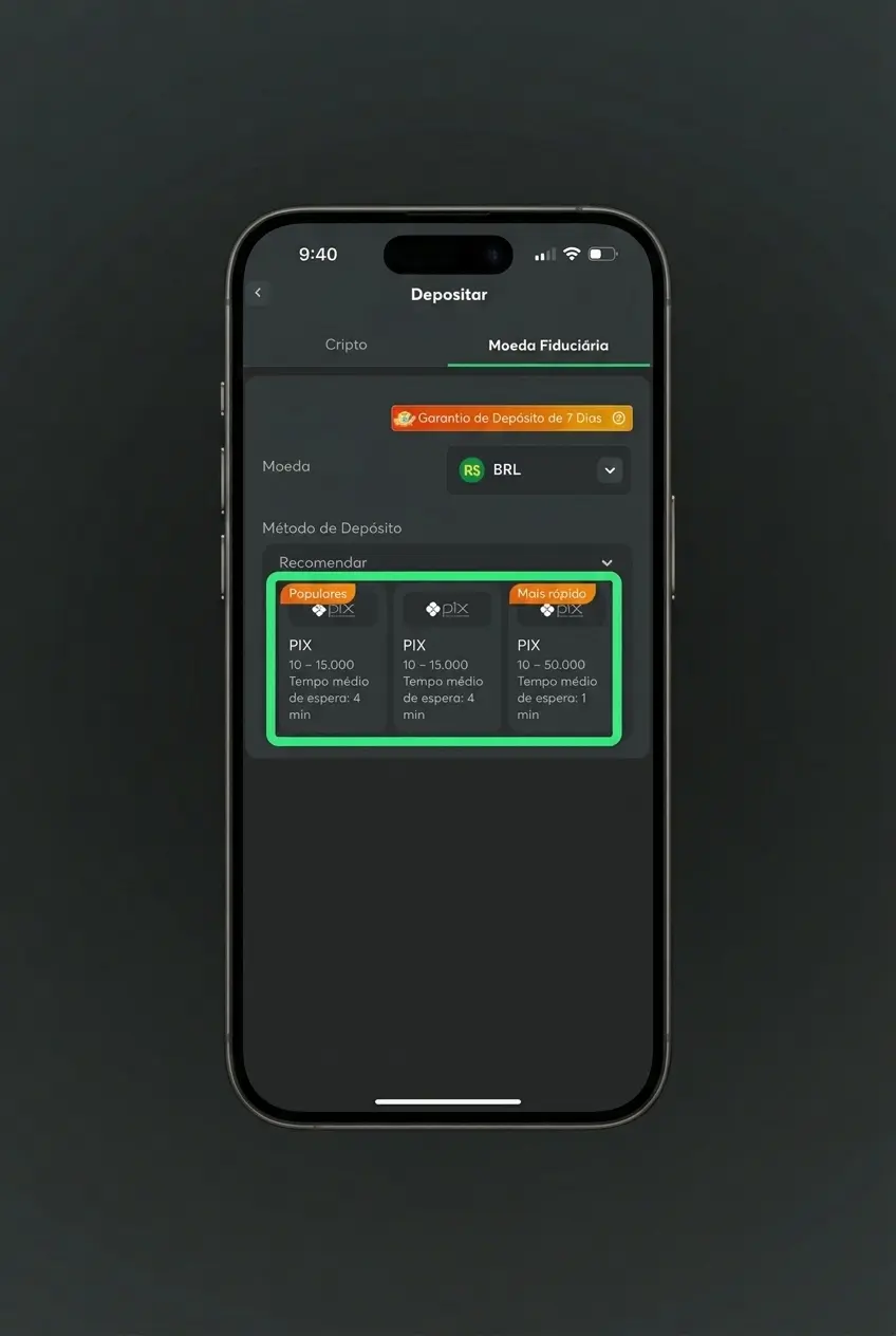 Guia passo a passo para fazer depósito na BC Game via PIX ou criptomoeda no Brasil