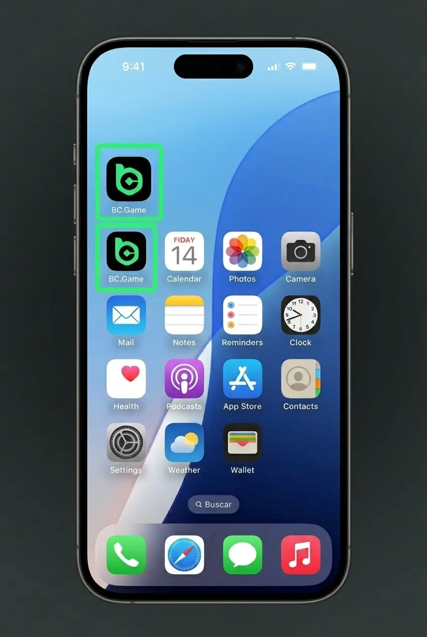 Guia de instalação do aplicativo BC Game como PWA no iPhone via Safari, sem necessidade de App Store